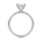 Three-Carat Oval Brilliant Diamond Solitaire Engagement Ring