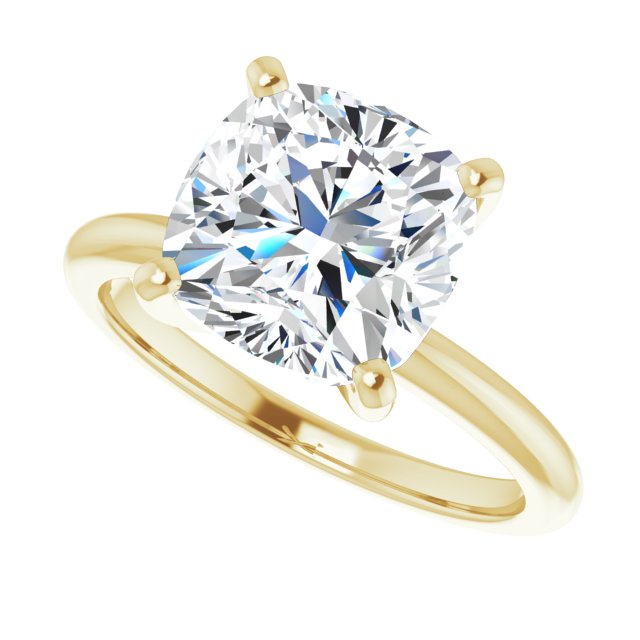 Moyo With 1.0 Carat Cushion Shape Natural Diamond