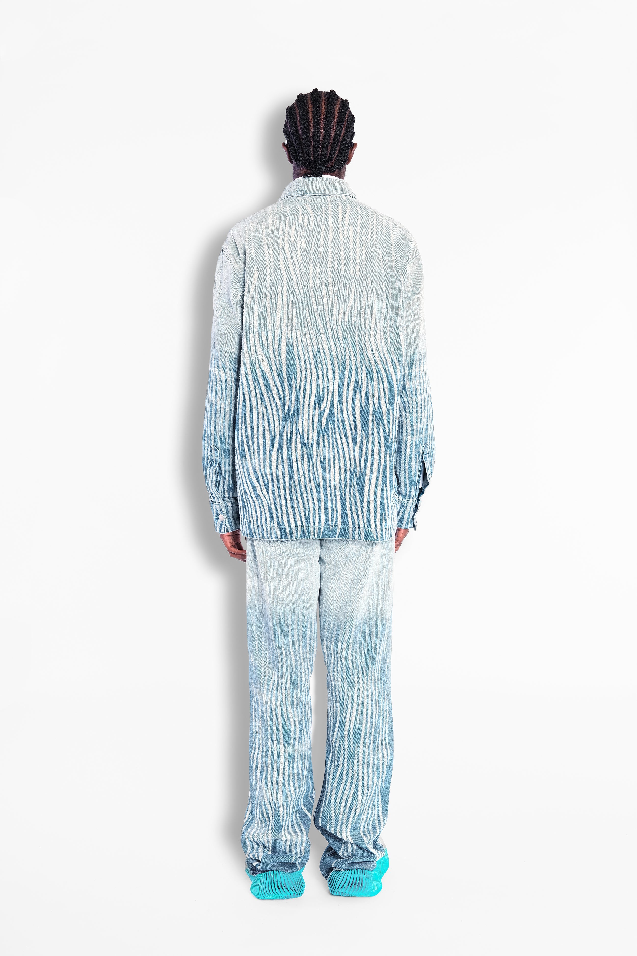 Denim Upside Down Shirt