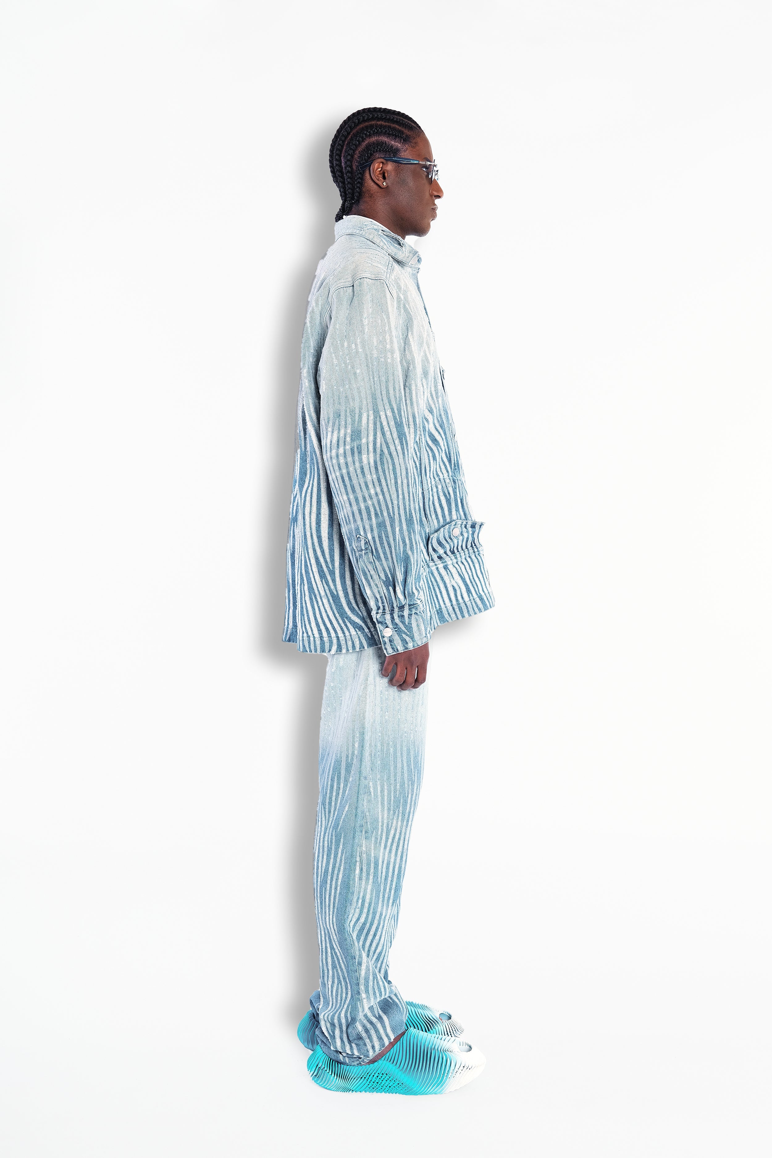 Denim Upside Down Shirt