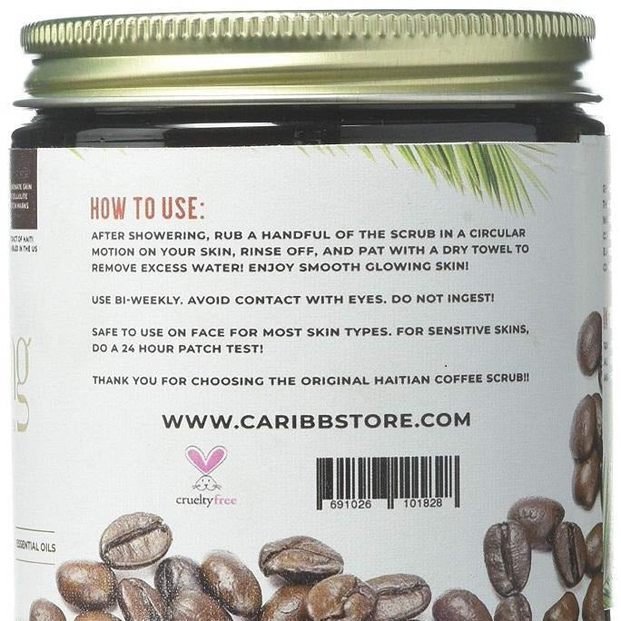 Coconut Rum - Moisturizing Haitian Coffee Scrub - 6 oz