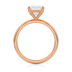 Three-Carat Cushion Brilliant Cut Diamond Solitaire Engagement Ring