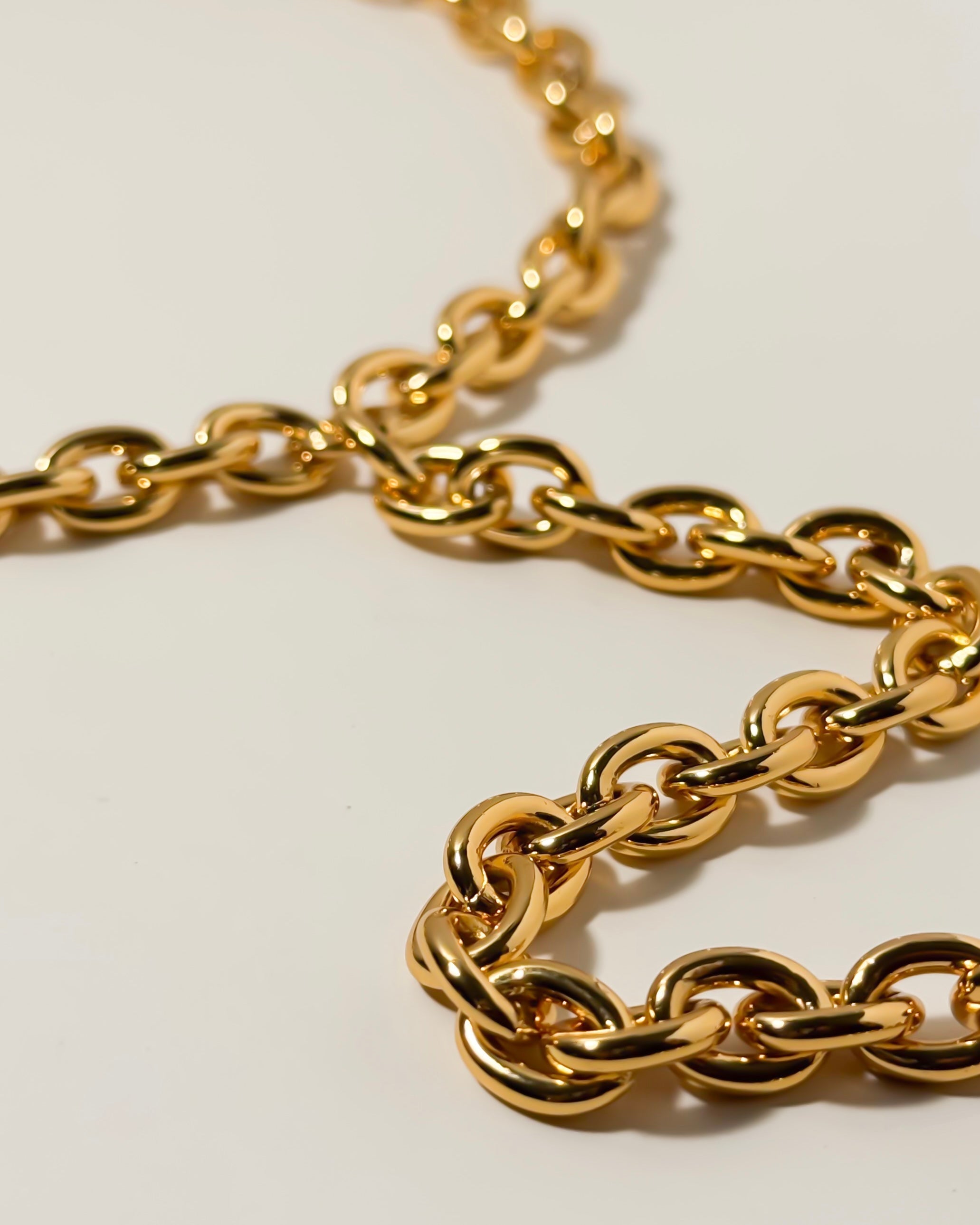 CHAIN DROP NECKLACE - GOLD