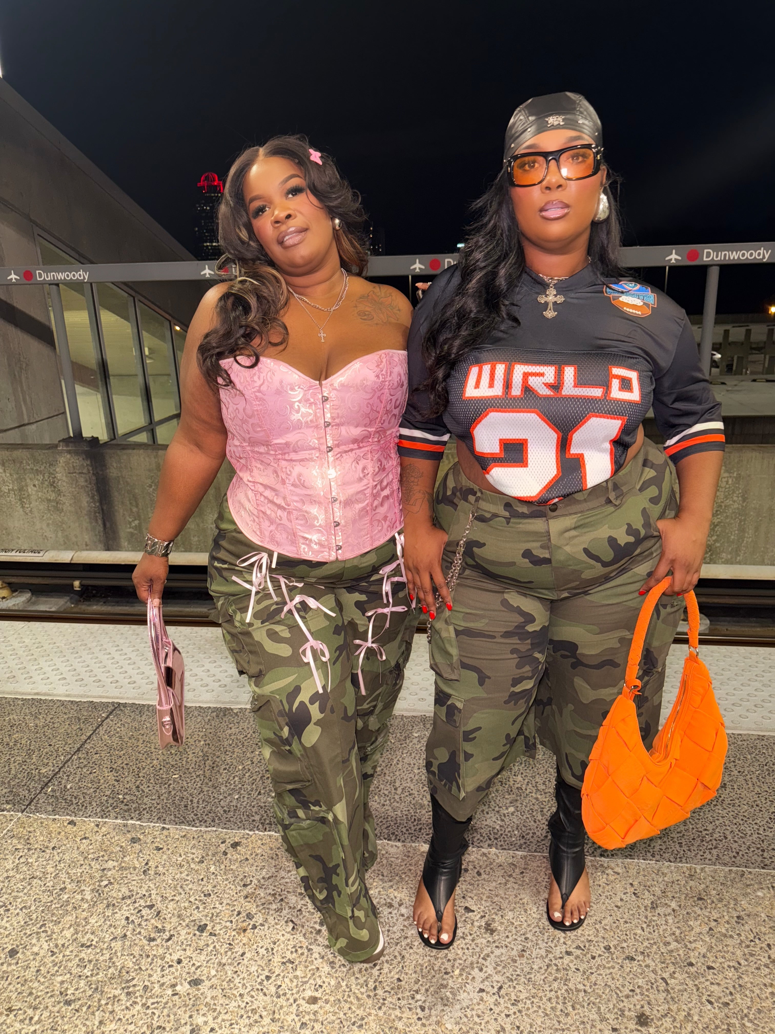 VK Pink Ribbon Cargo Pants