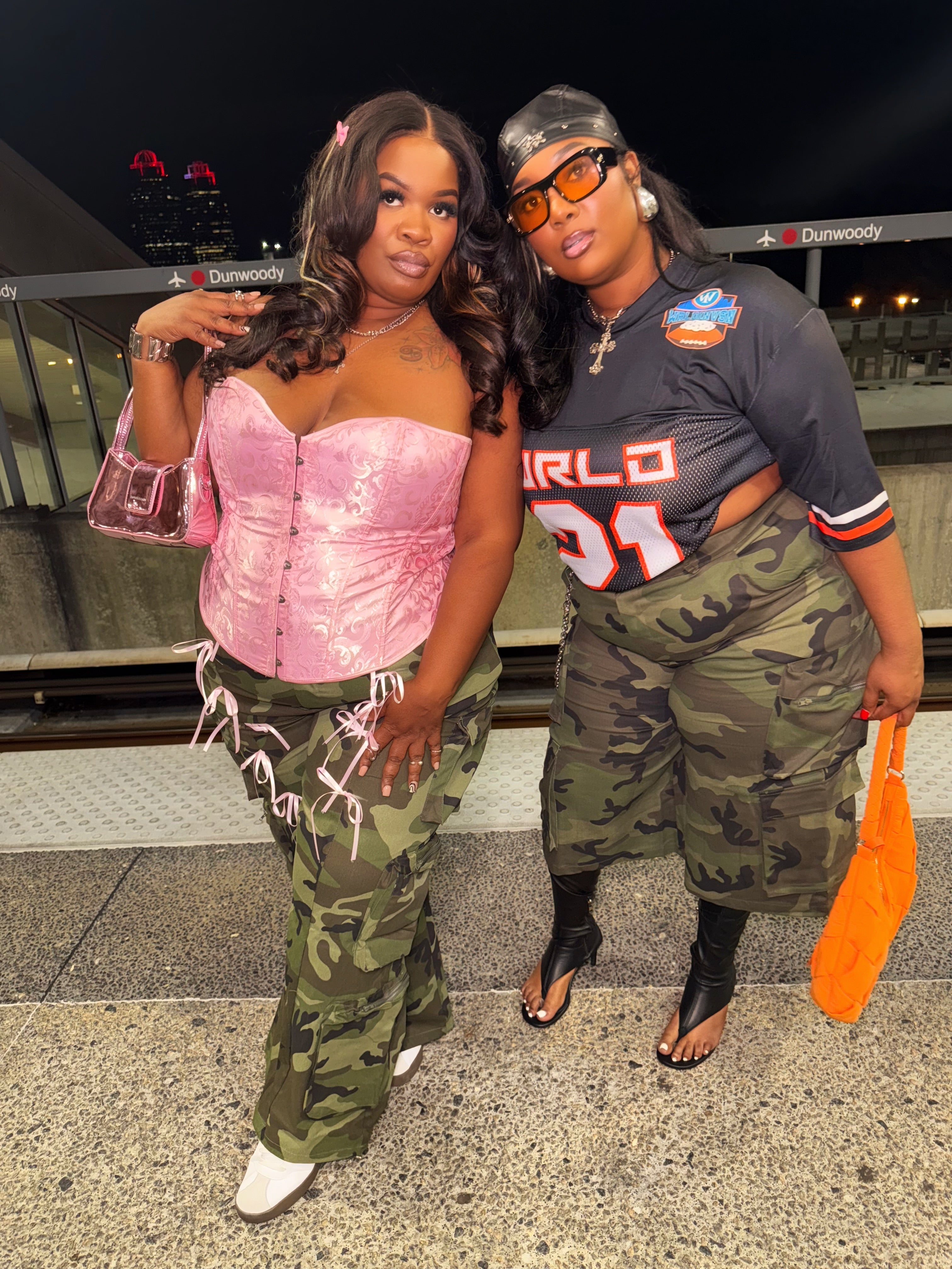 VK Pink Ribbon Cargo Pants