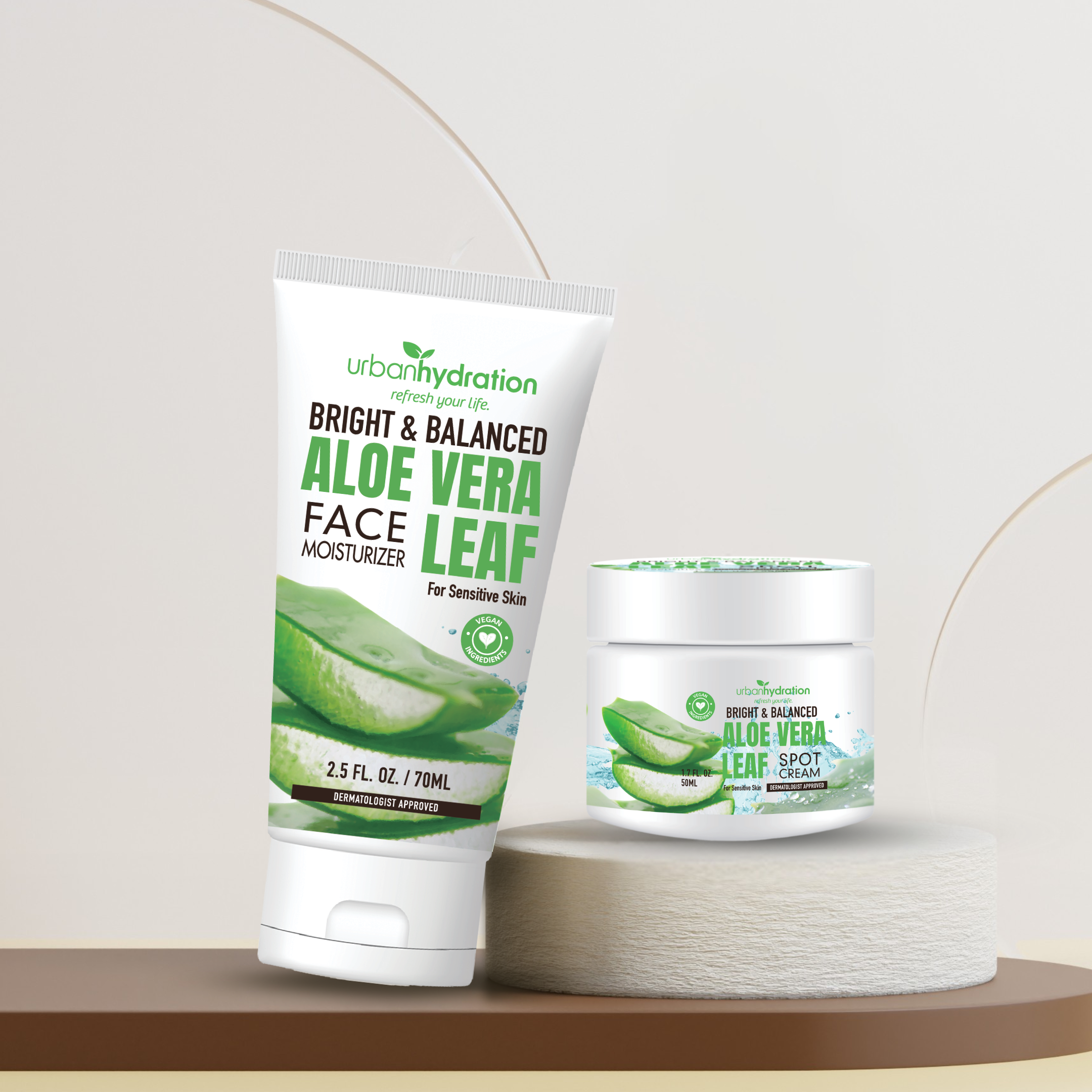 Aloe Vera Moisturize & Treat 2pc Set-Face Moisturizer & Spot Cream