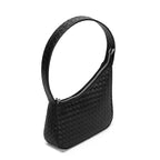 (READY TO SHIP) Woven Ashley Elongated Handle Minimalist Baguette