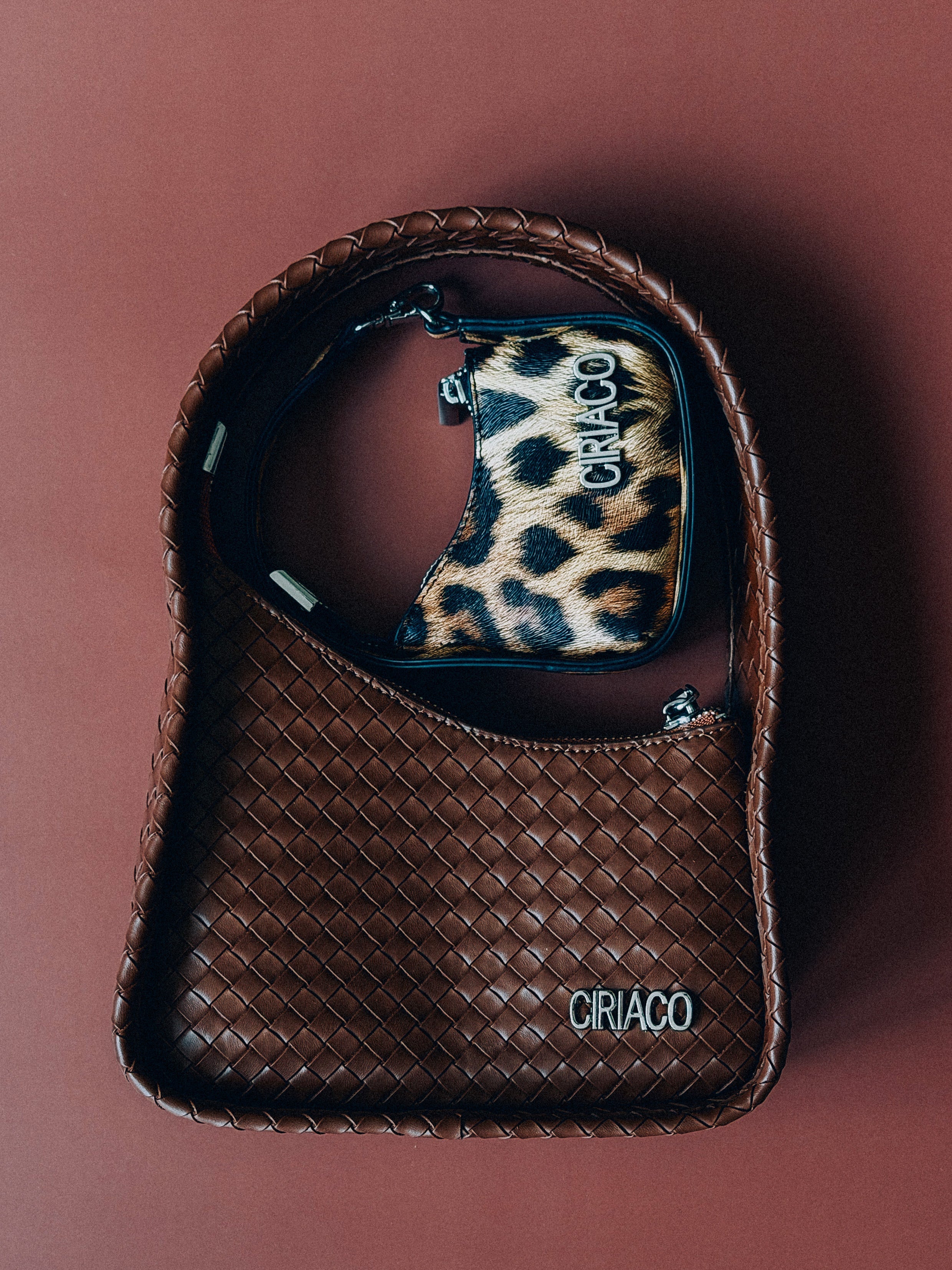 (READY TO SHIP) Woven Ashley Minimalist Baguette