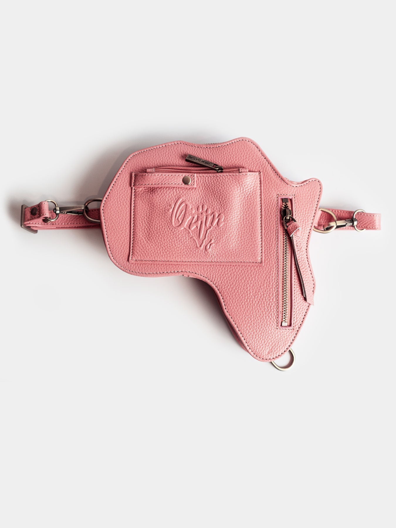 NEW! Rose Africa Belt Bag - Pink Leather