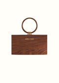 OWA WOODEN CLUTCH