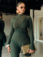 AYO KNIT TOP - GREEN