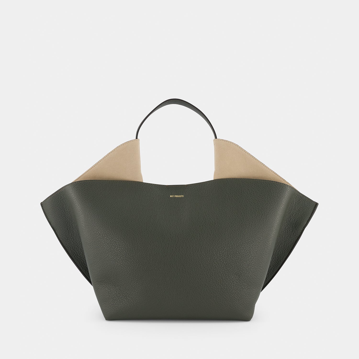 ANN TOTE MEDIUM - PEBBLE GRAIN - DEEP MOSS