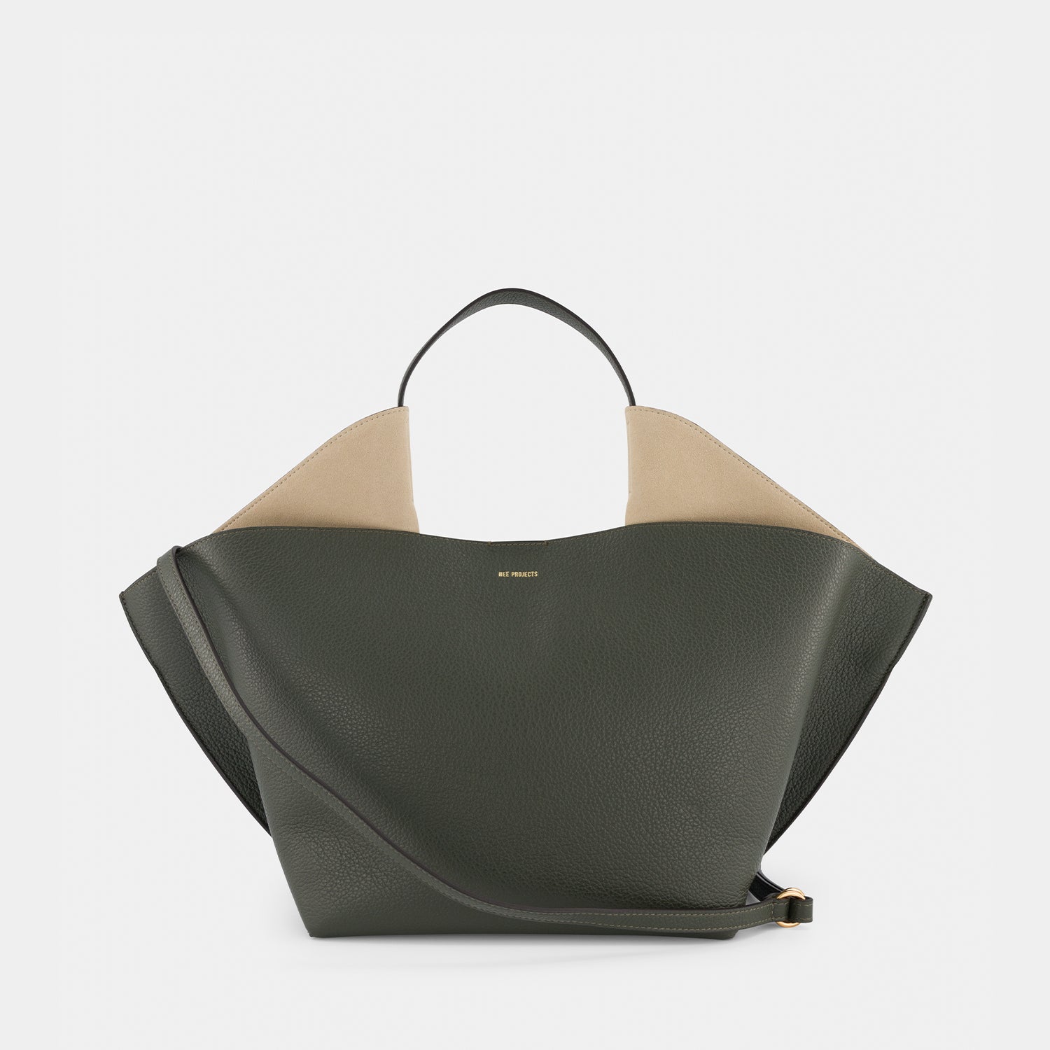 ANN TOTE MEDIUM - PEBBLE GRAIN - DEEP MOSS