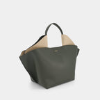 ANN TOTE MEDIUM - PEBBLE GRAIN - DEEP MOSS