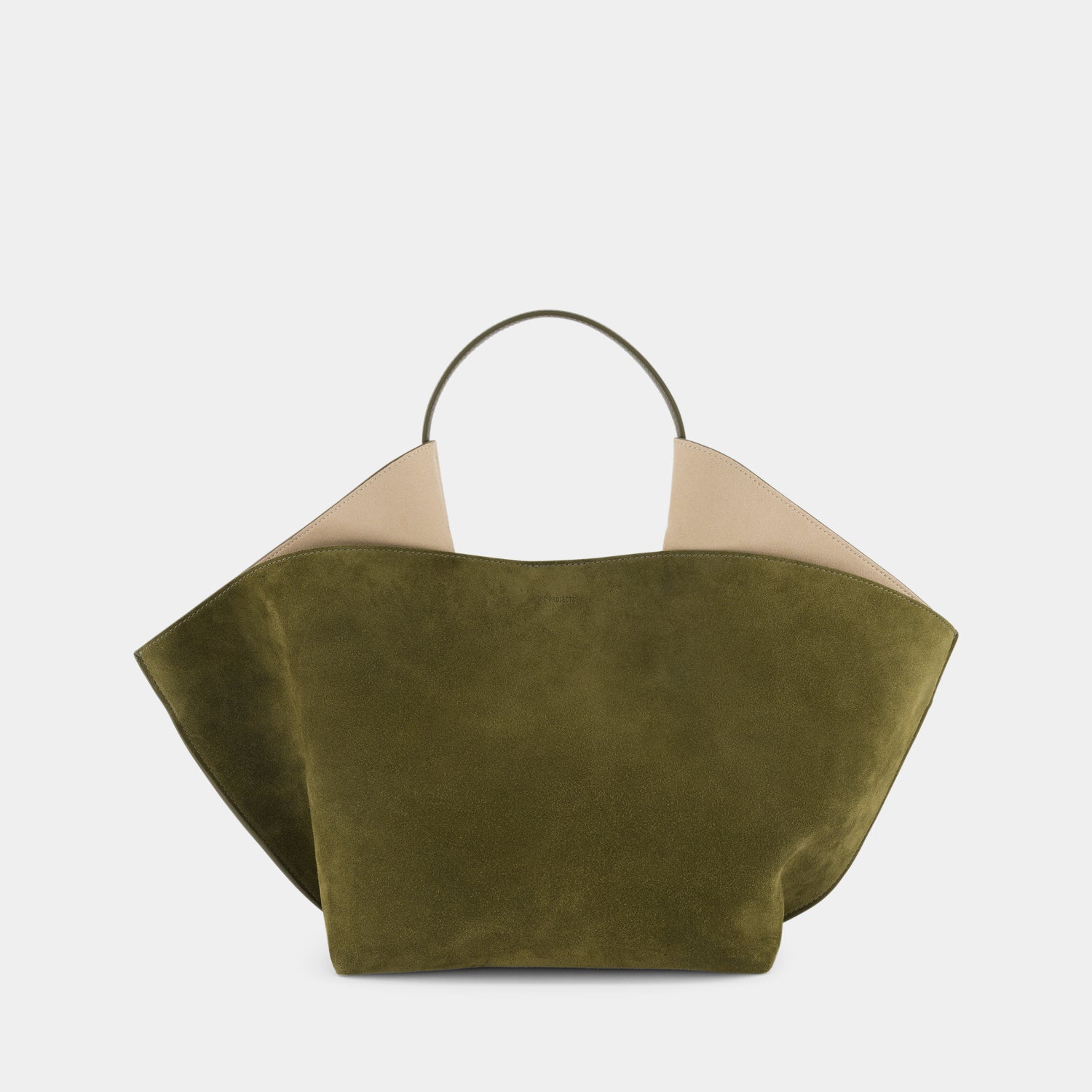 ANN TOTE MEDIUM - SUEDE SOFT CALF - KHAKI