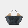 ANN TOTE MINI - PYTHON - BLUE BLACK