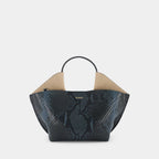 ANN TOTE MINI - PYTHON - BLUE BLACK