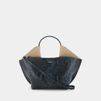 ANN TOTE MINI - PYTHON - BLUE BLACK
