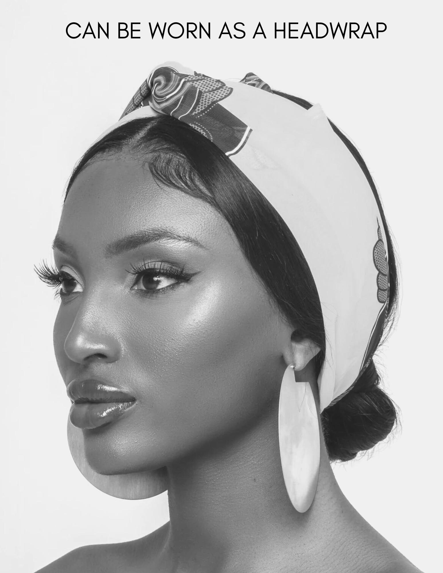 ENANG PURPLE CHIFFON SCARF