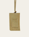 Eyeglasses/Phone Sac in Desert Sand Suede