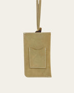 Eyeglasses/Phone Sac in Desert Sand Suede