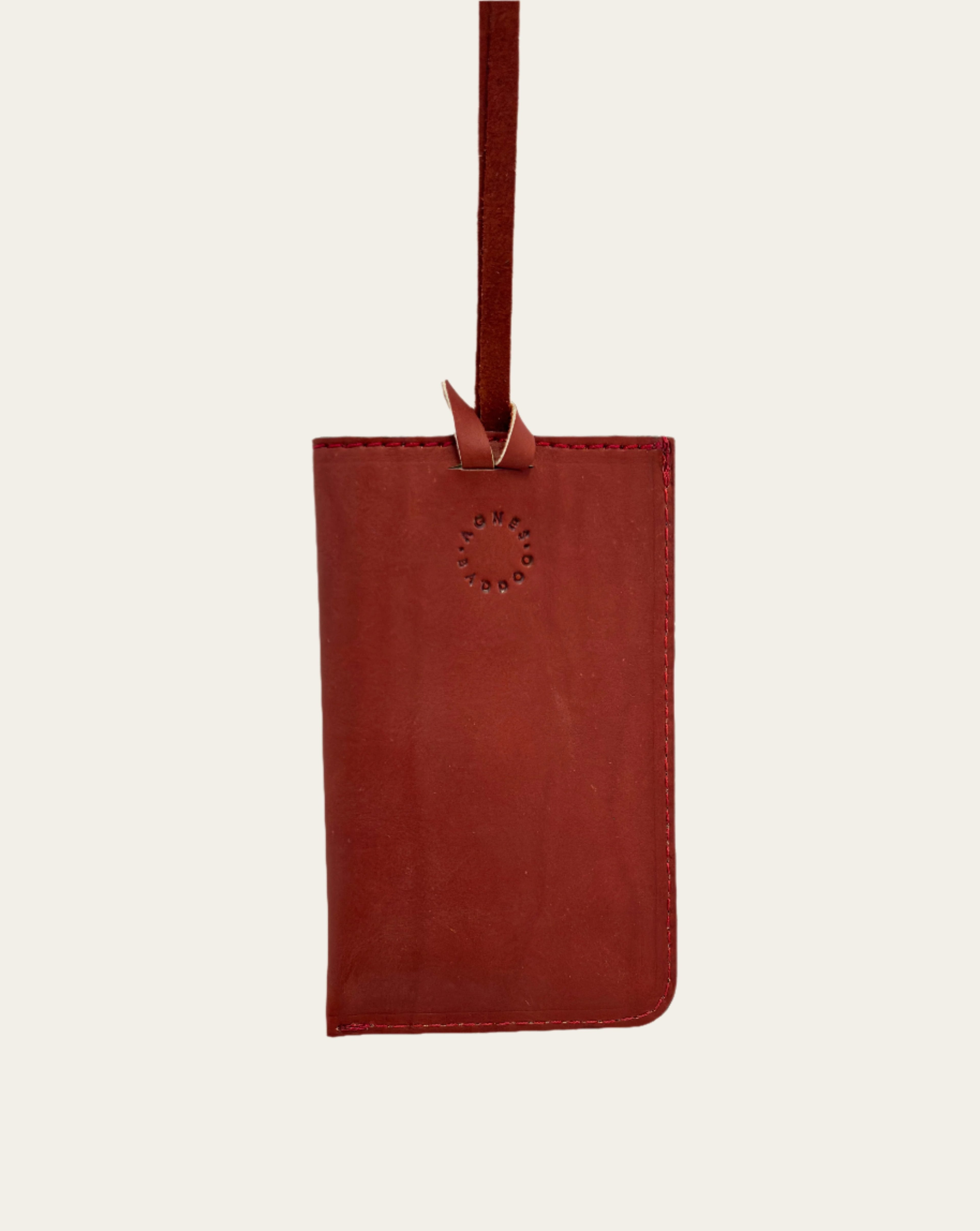 Eyeglasses/Phone Sac in Rust Mellow