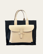 Sac 2 in Veggie Tan and Dark Denim