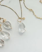 AMULET// crystal charm necklace