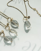 AMULET// crystal charm necklace