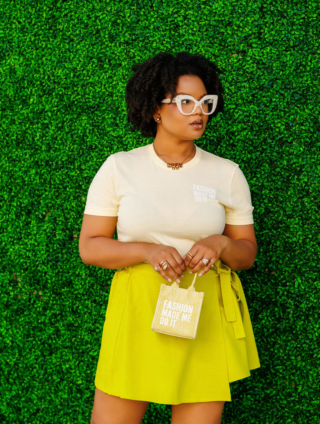 Fashion Made Me Do It Unisex Tee BUTTER YELLOW