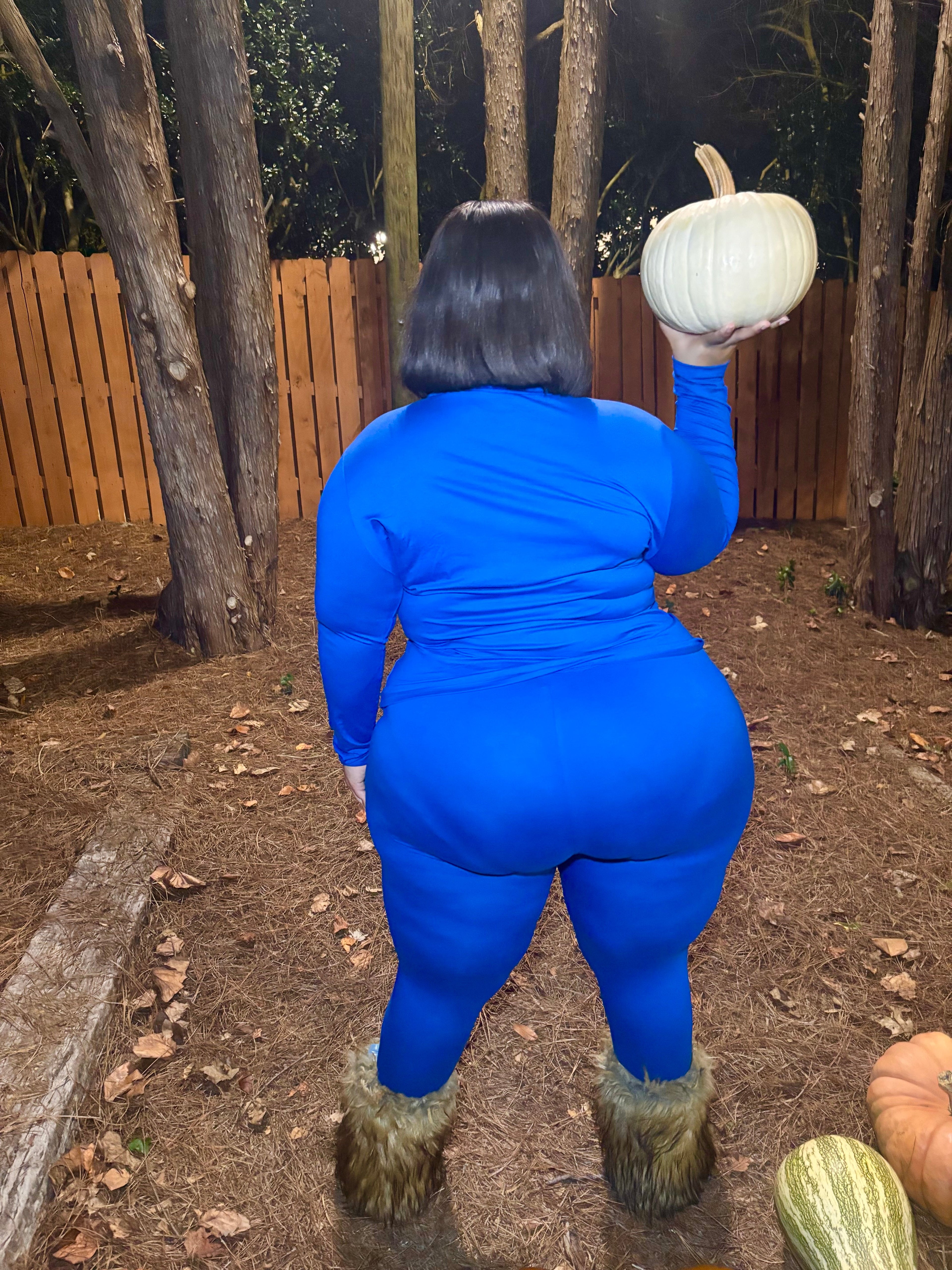 VK Classic Blue Turtleneck Set