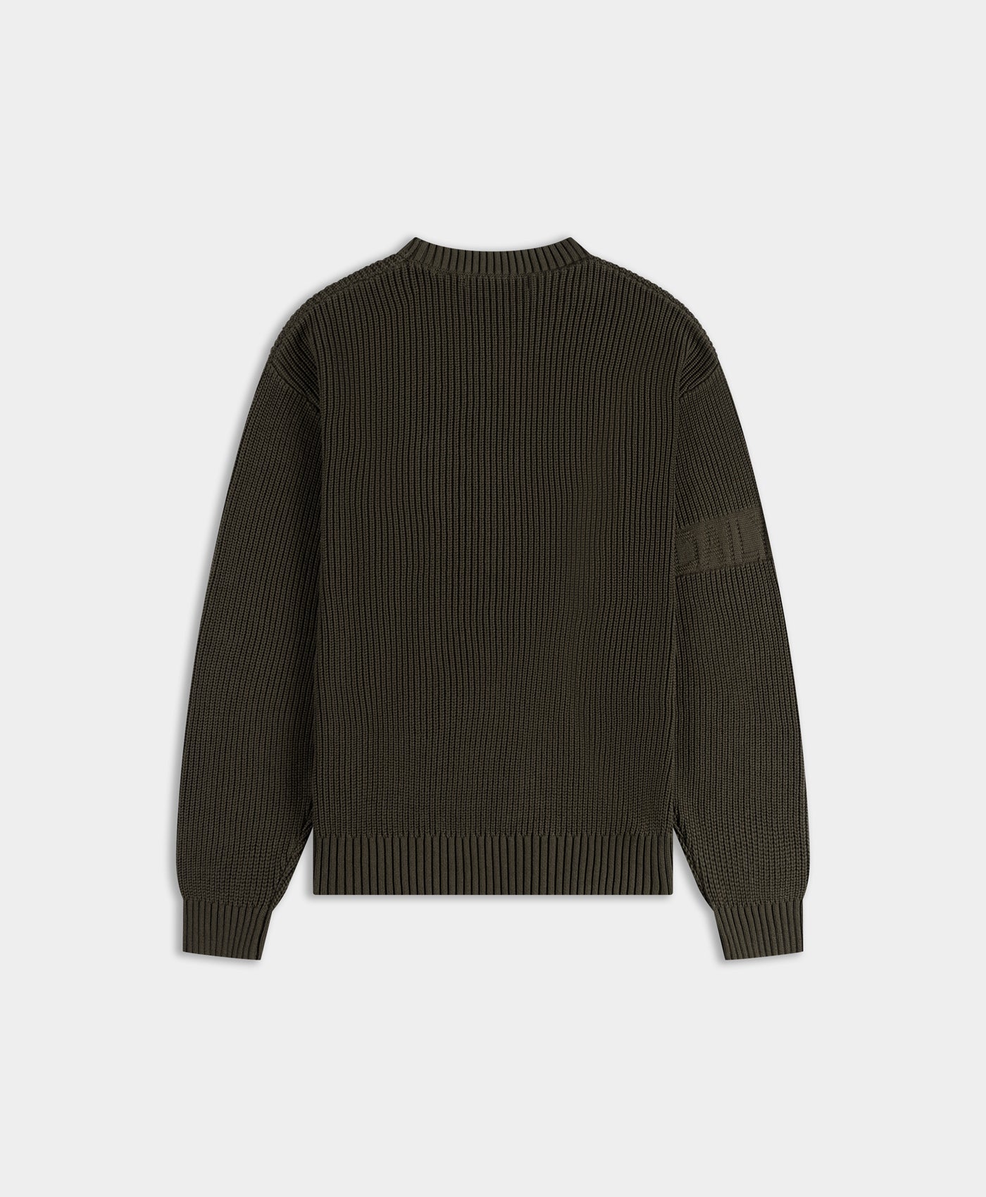 Rosin Green Band Knit Sweater