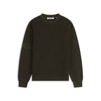 Rosin Green Band Knit Sweater