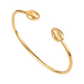 Cowrie Bangle 12k Gold