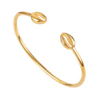 Cowrie Bangle 12k Gold