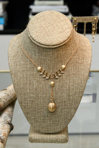 J+R Fine Tostones Lariat Necklace