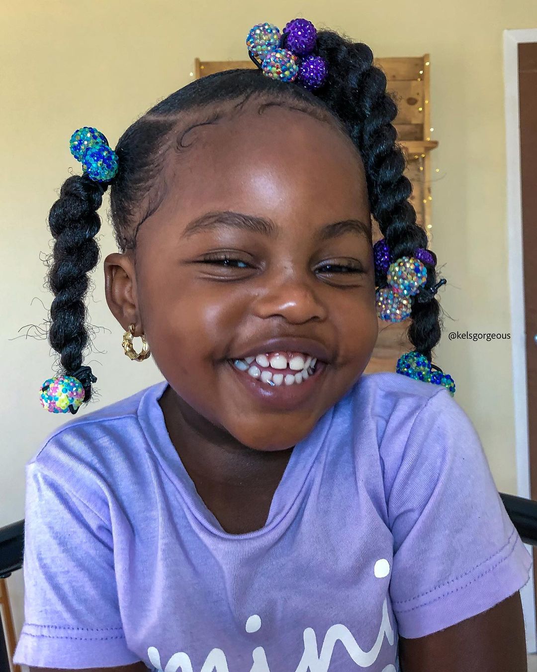 Brown Girls Hair® Bling Confetti Hair Ballies | Hair Knockers Bobbles