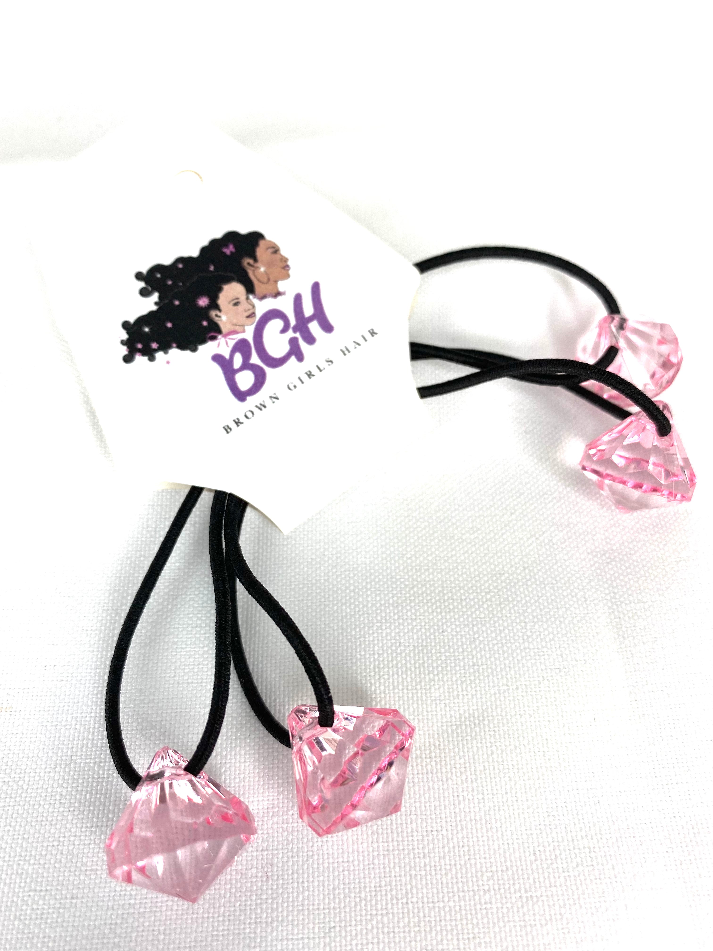 Brown Girls Hair® Small GEM Ponytail Holder | Hair Elastics Ties