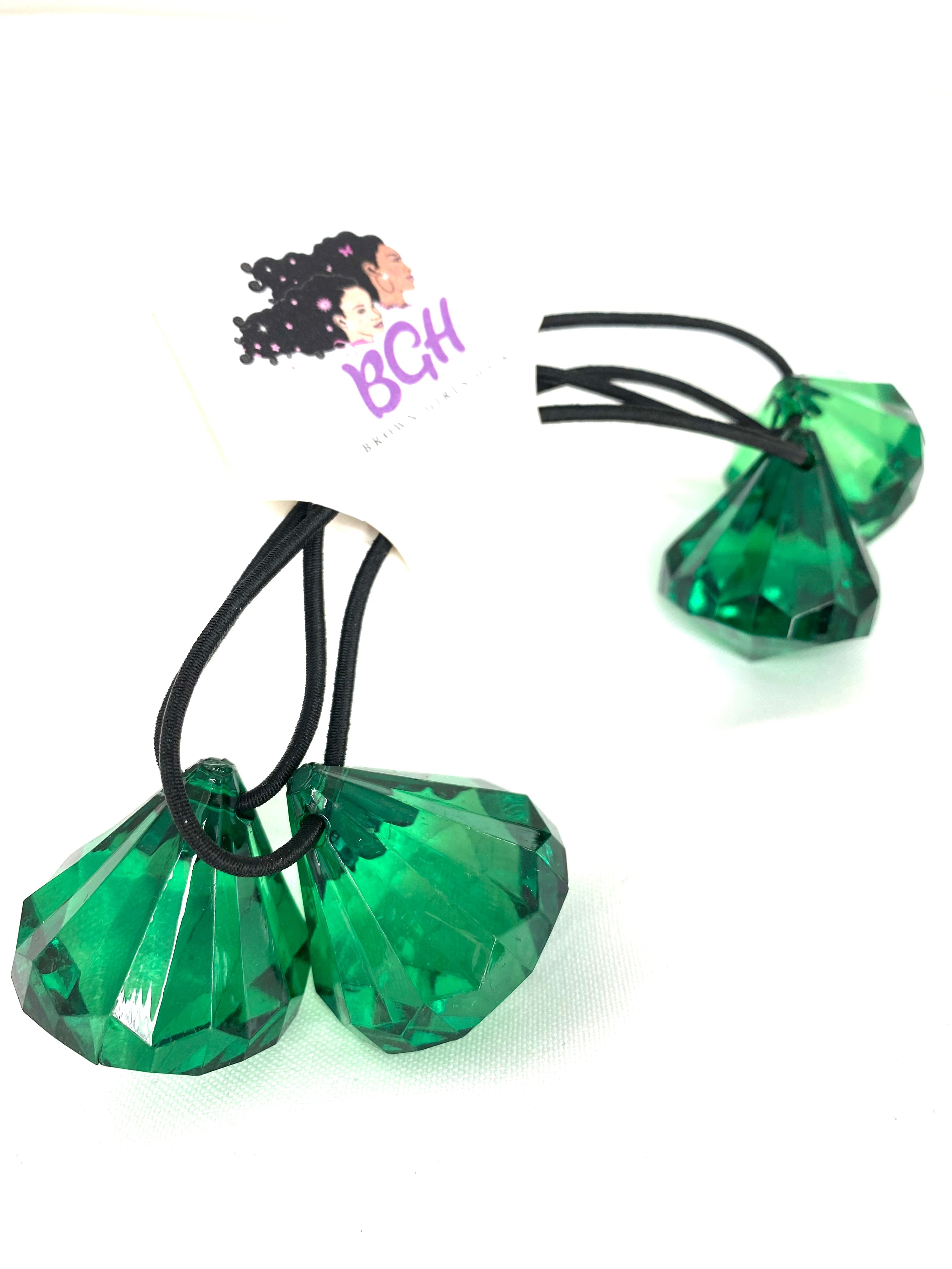 Brown Girls Hair® Large GEM Ponytail Holder | Hair Elastics