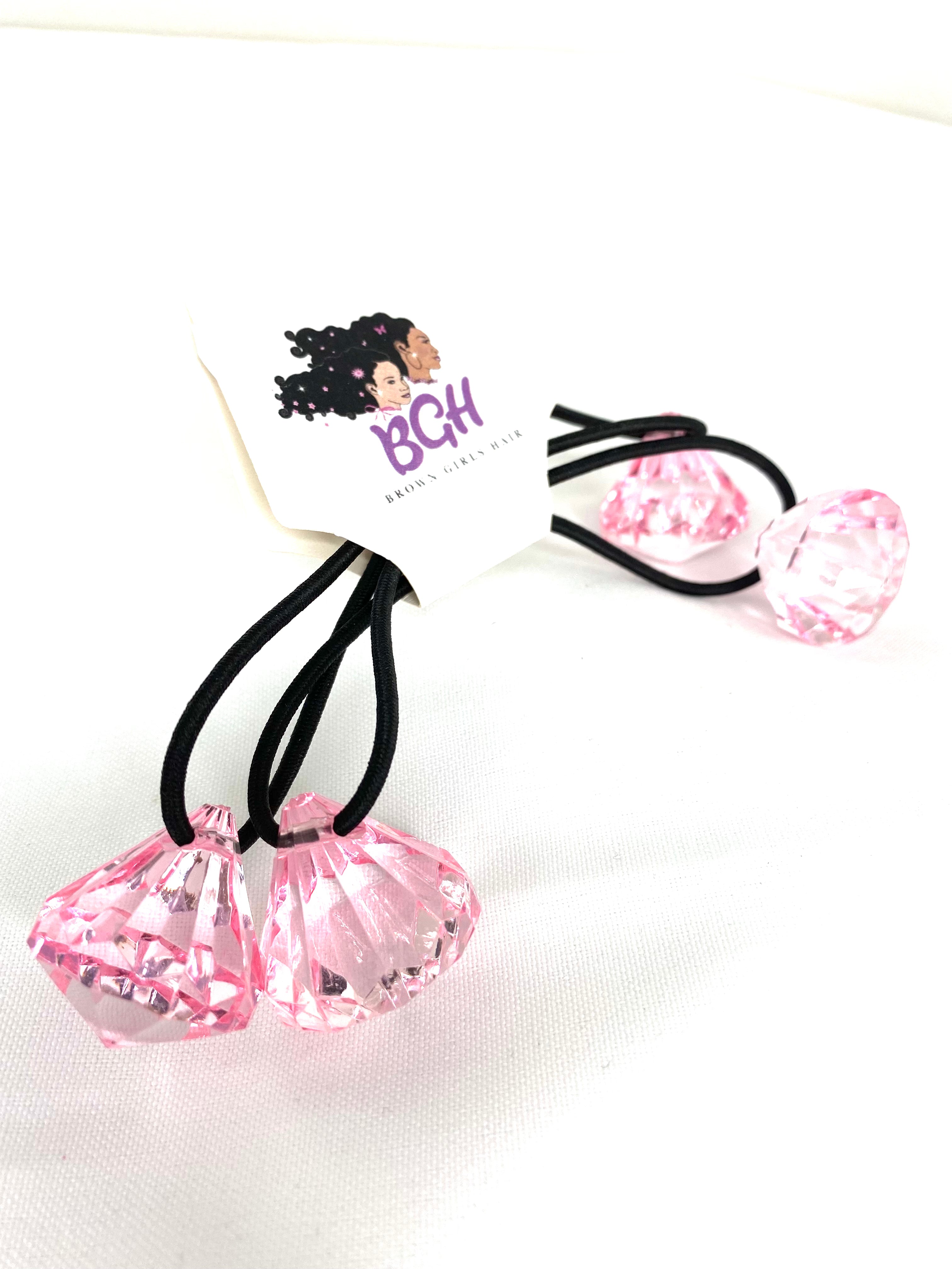 Brown Girls Hair® Medium GEM Ponytail Holder | Hair Elastics