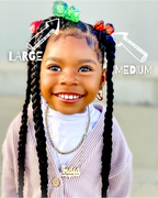 Brown Girls Hair® Medium GEM Ponytail Holder | Hair Elastics