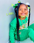 Brown Girls Hair® Small GEM Ponytail Holder | Hair Elastics Ties