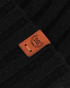 SG Cashmere + Merino Fisherman Beanie - Black