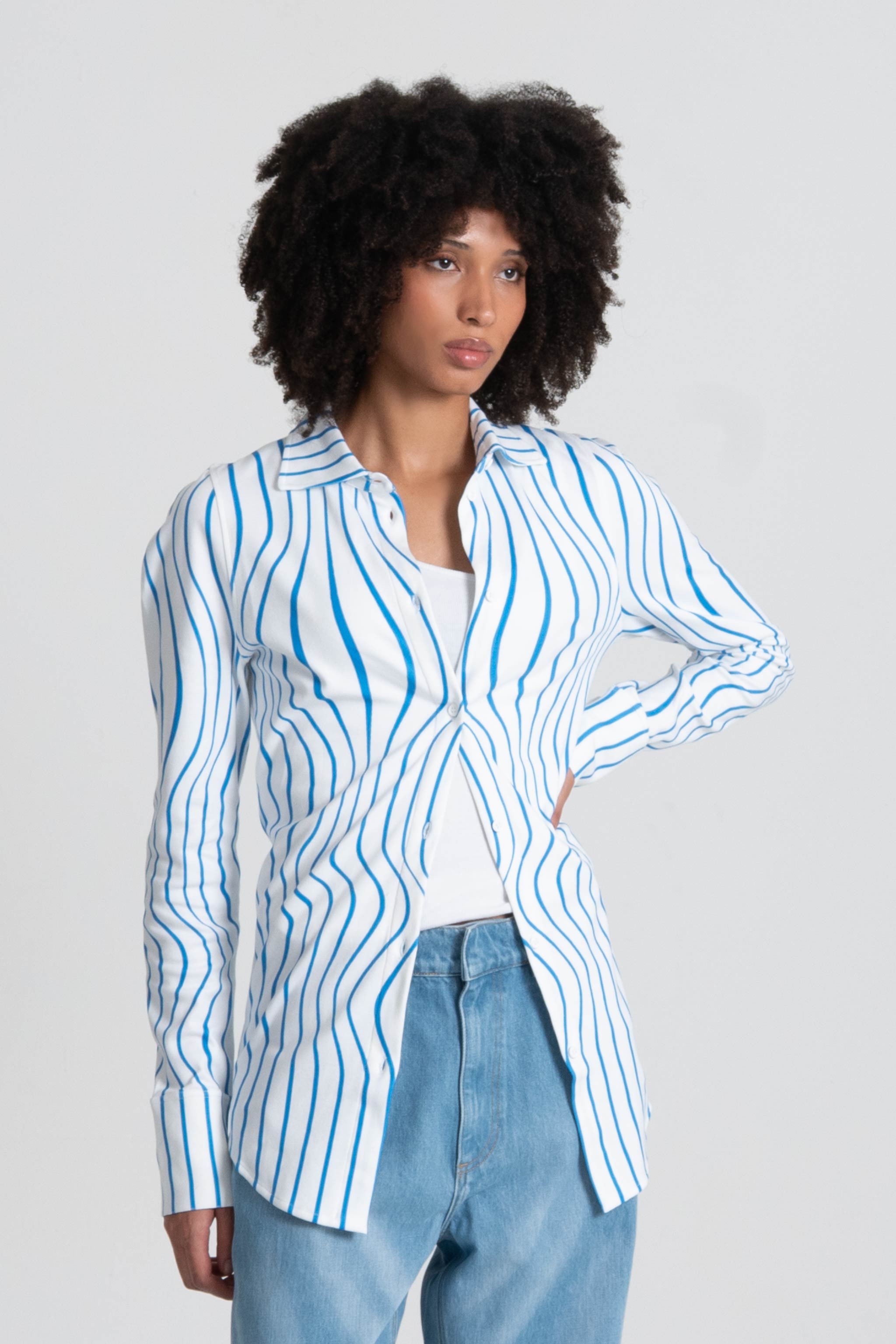 Reverse Stretched Jeans