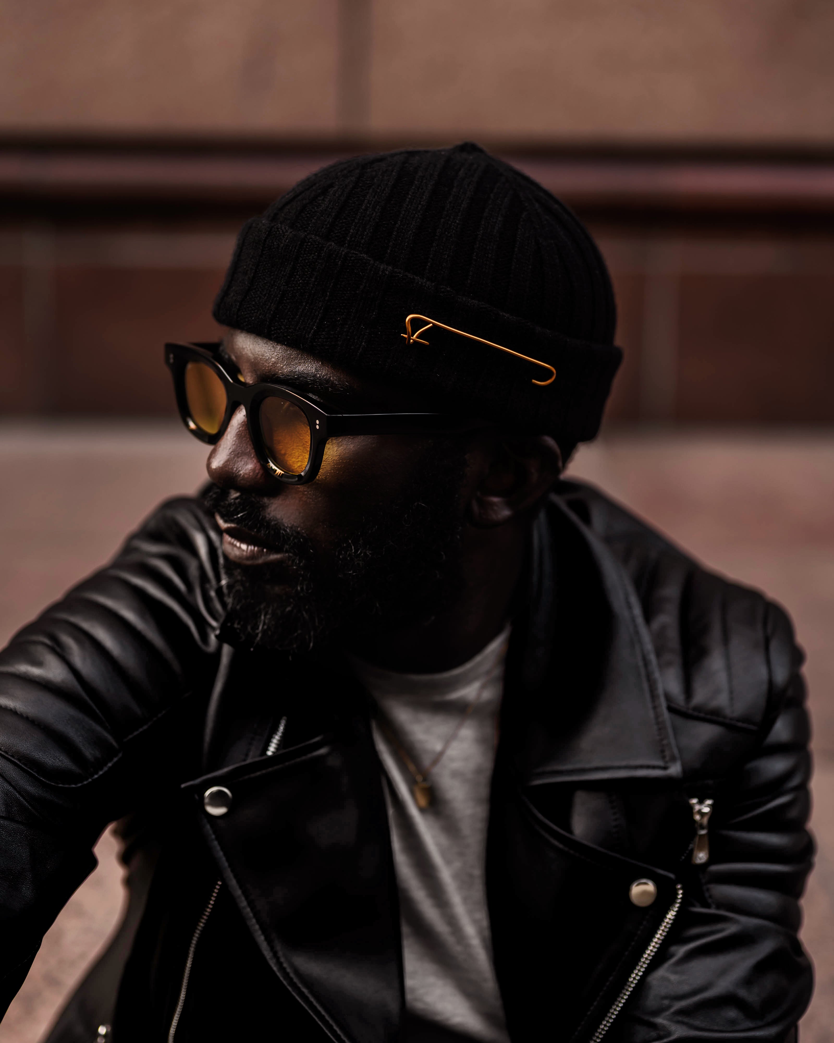 SG Cashmere + Merino Fisherman Beanie - Black