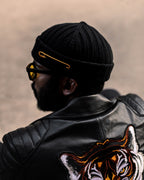 SG Cashmere + Merino Fisherman Beanie - Black