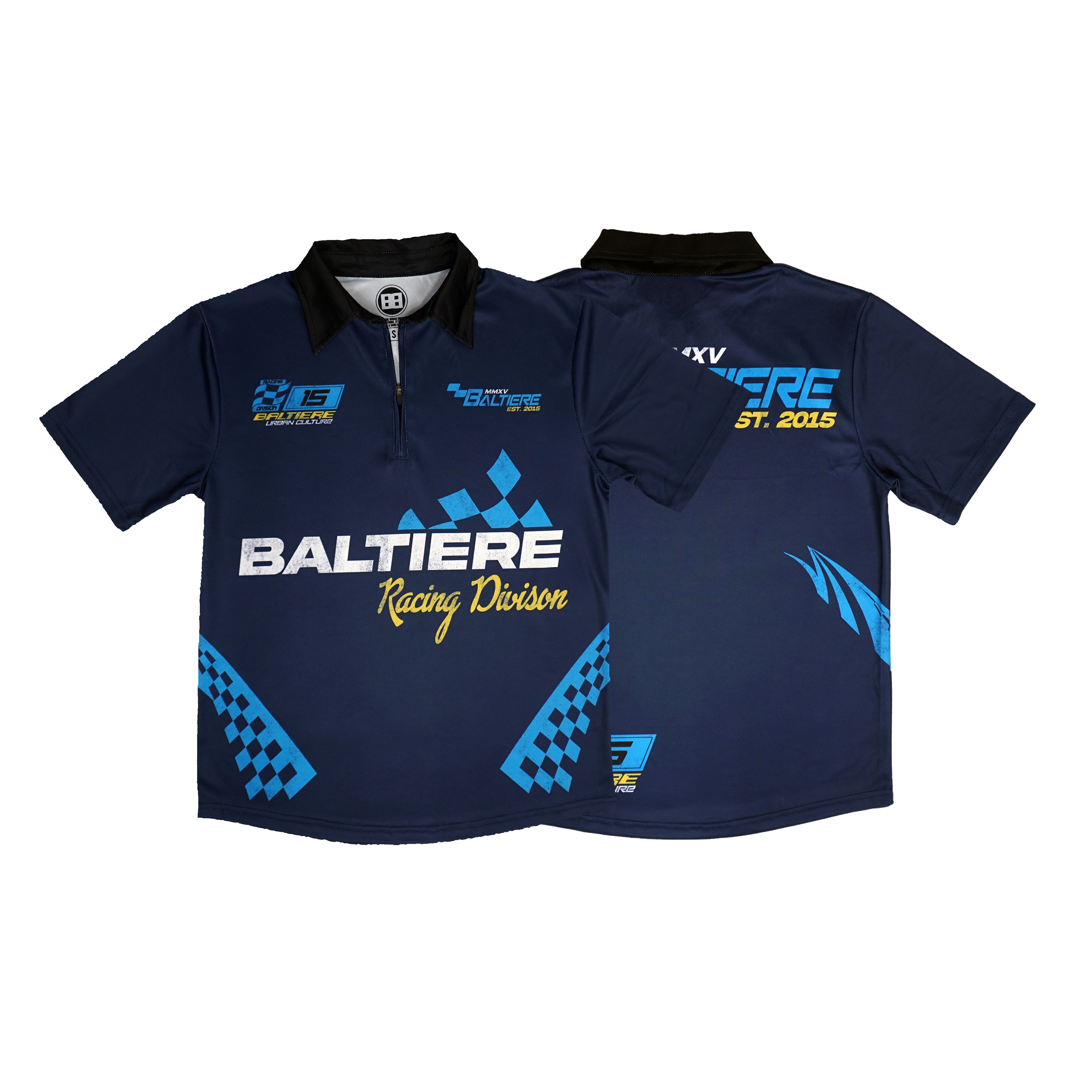 "Daytona" Pit Crew Shirt (Blue)