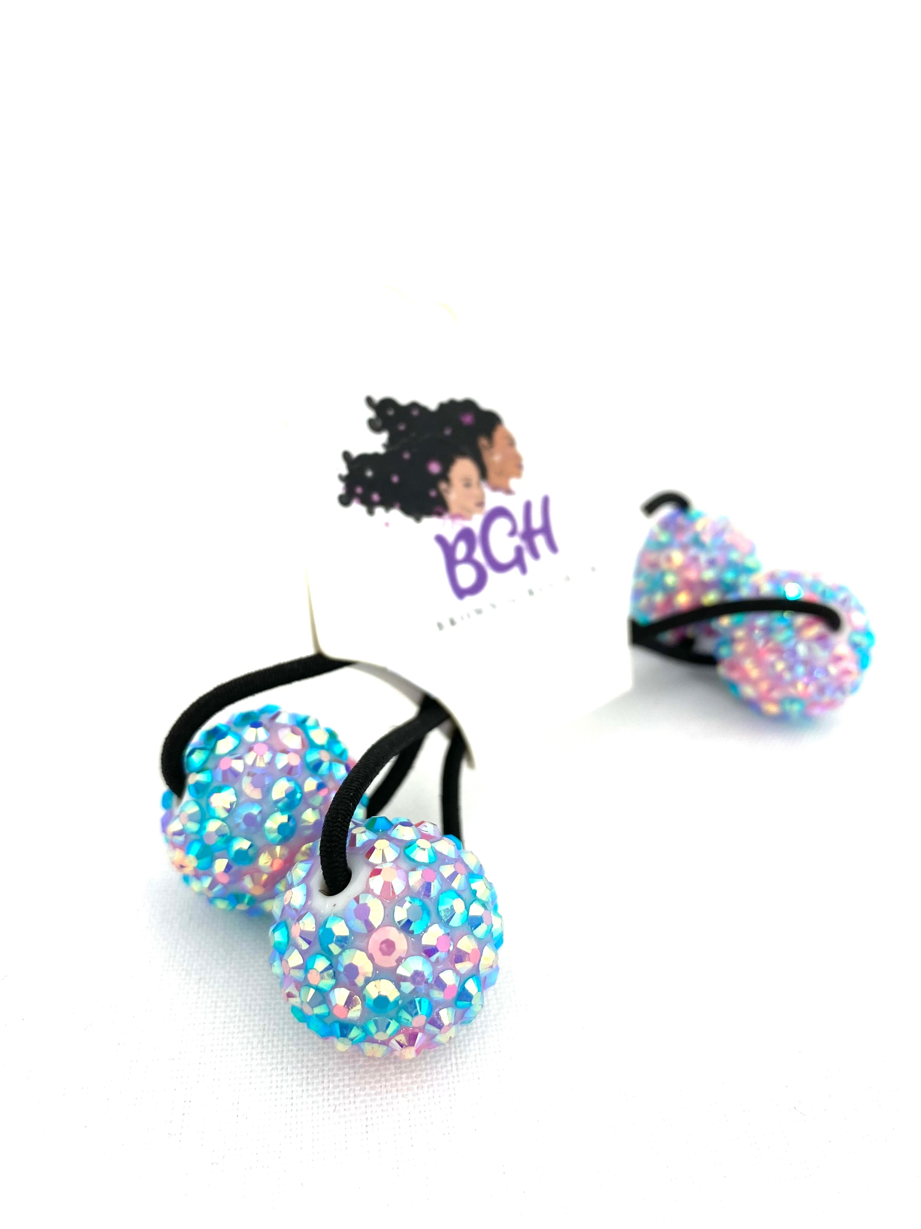 Brown Girls Hair® Bling Confetti Hair Ballies | Hair Knockers Bobbles