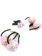 Brown Girls Hair® Bling Confetti Hair Ballies | Hair Knockers Bobbles
