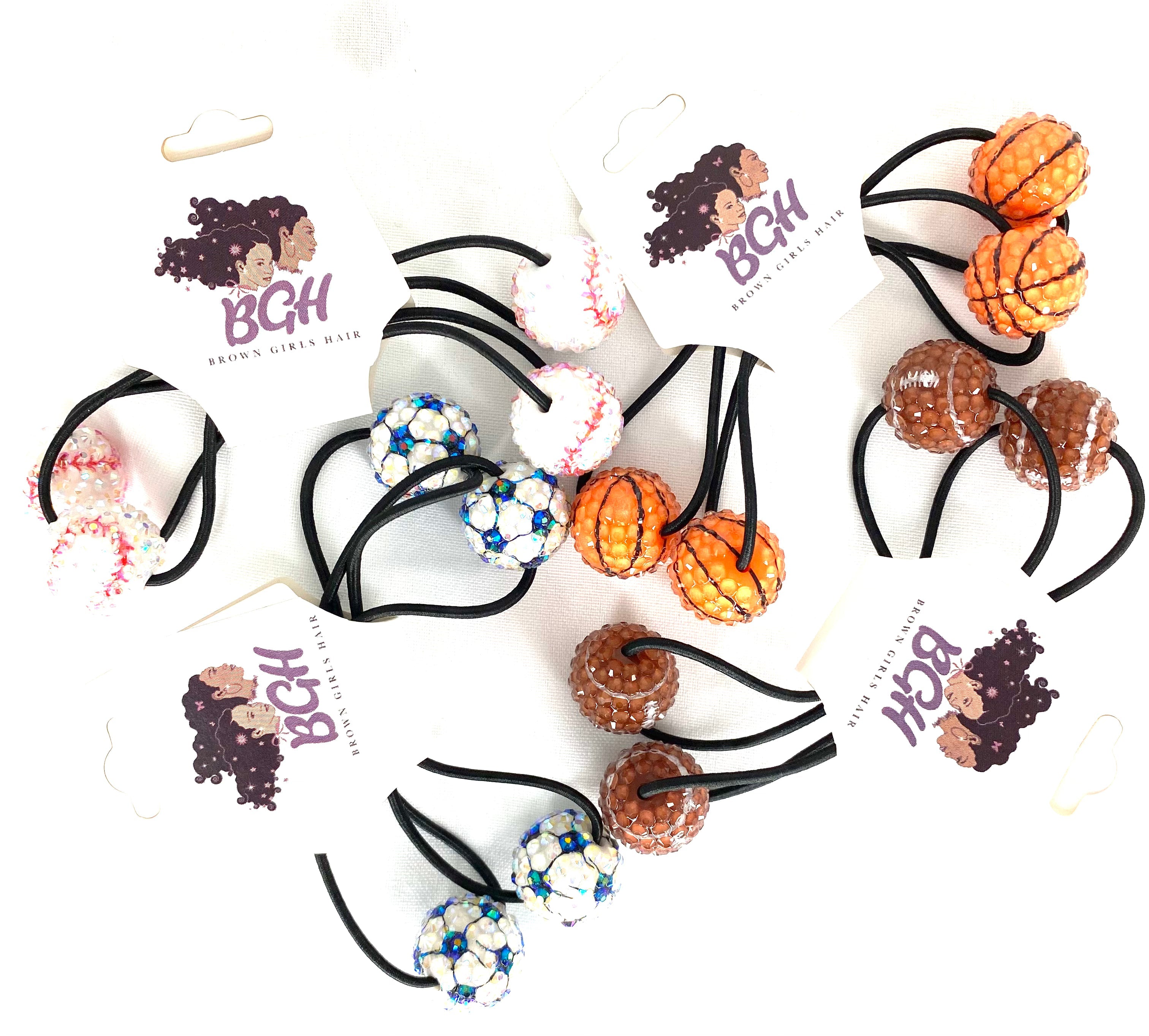 Brown Girls Hair® Sports Girl Knockers | Hair Accessories | Bobbles | Ballies